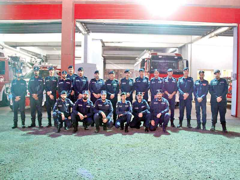 المكراد متوسطاً منتسبي «الإطفاء» خلال الجولة