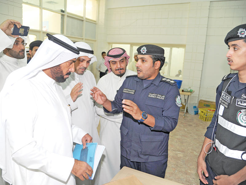 فراج السبيعي وحمد ماجد في نقاش مع الأمن قبل الجمعية العمومية الملغاة