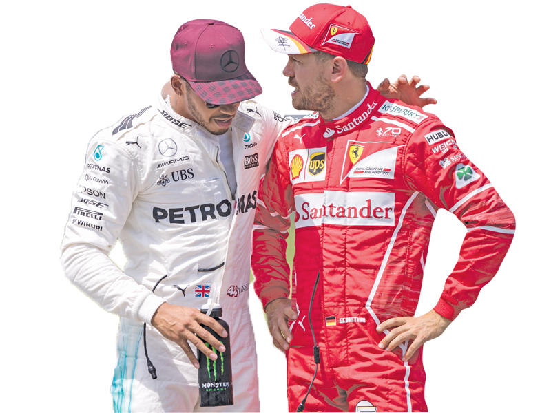 فيتيل وهاميلتون نقاش حول المنافسة أم صراع؟n