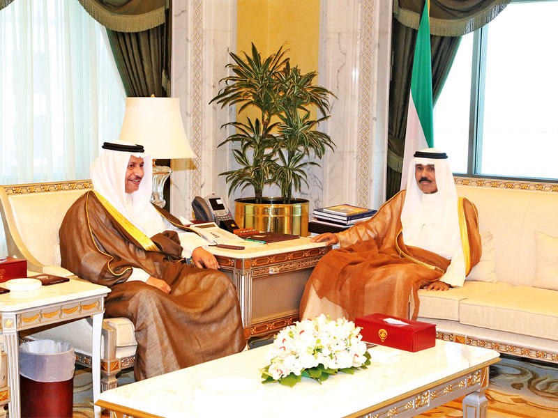 نائب الأمير مستقبلاً المبارك