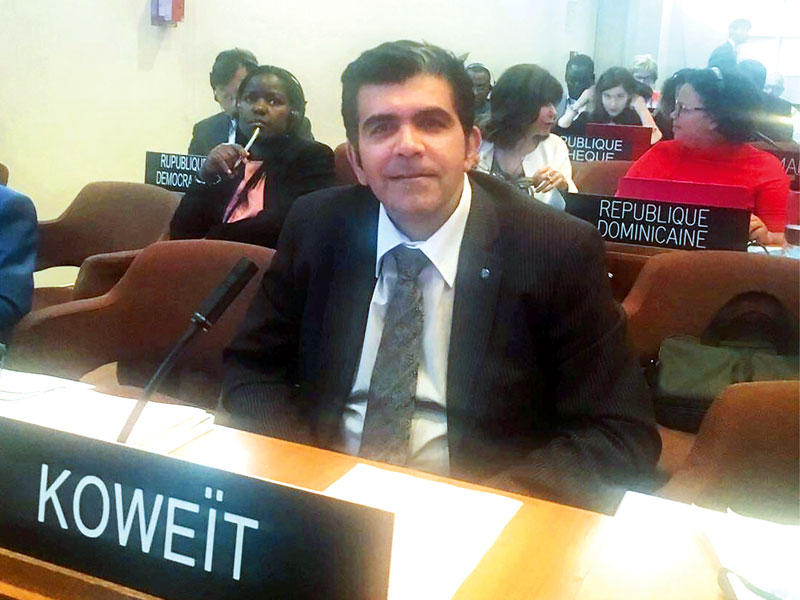 مندوب الكويت الدائم لدى منظمة الأمم المتحدة للتربية والعلم والثقافة (يونسكو) د. مشعل حياتn