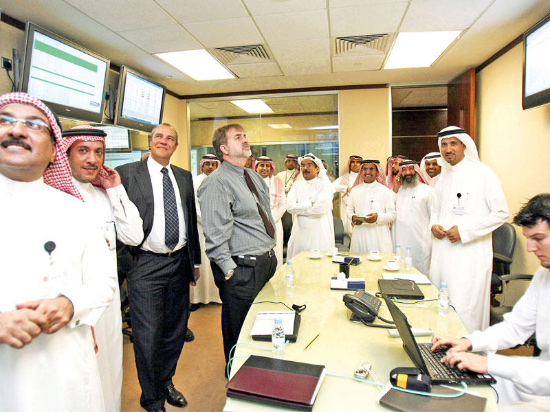 تعاملات مرتفعة في السوق السعودي