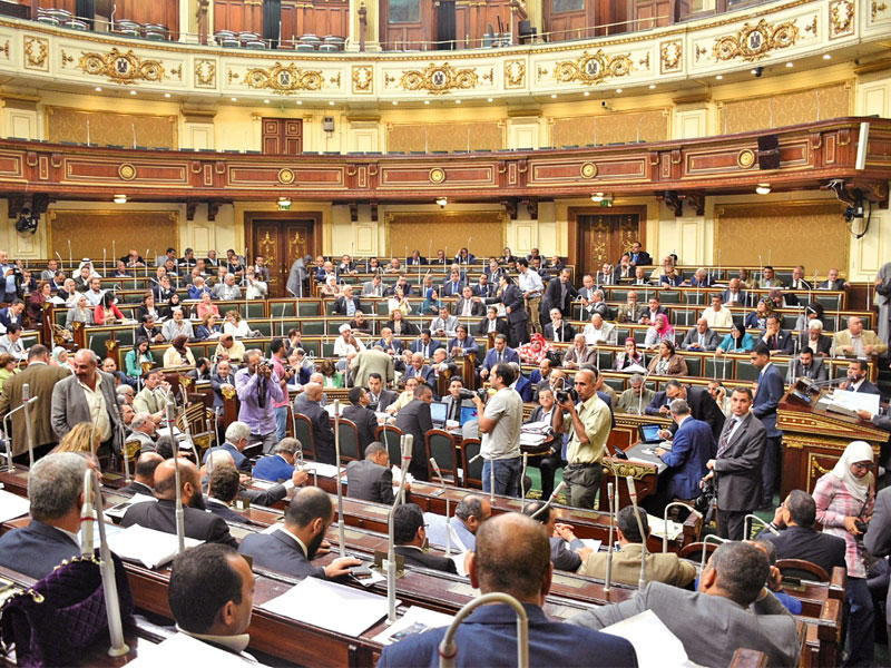 جانب من الجلسة العامة لمجلس النواب بمقره وسط القاهرة أمسt(الجريدة)