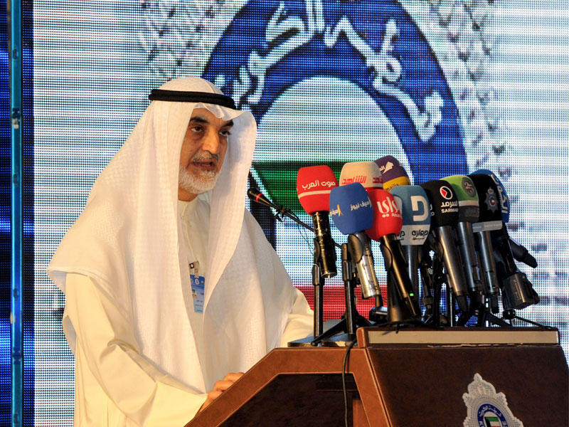 اللواء د. فهد الدوسري في مؤتمر الكويت الاقليمي الاول لحماية الاطفال من مخاطر التواصل الاجتماعي (أرشيفية)