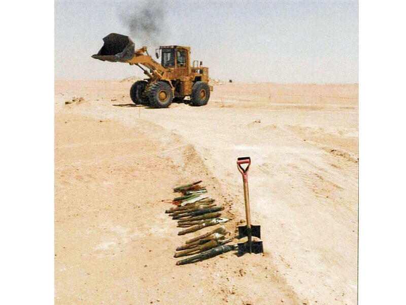 جانب من الأسلحة المرصودة في «المطلاع»