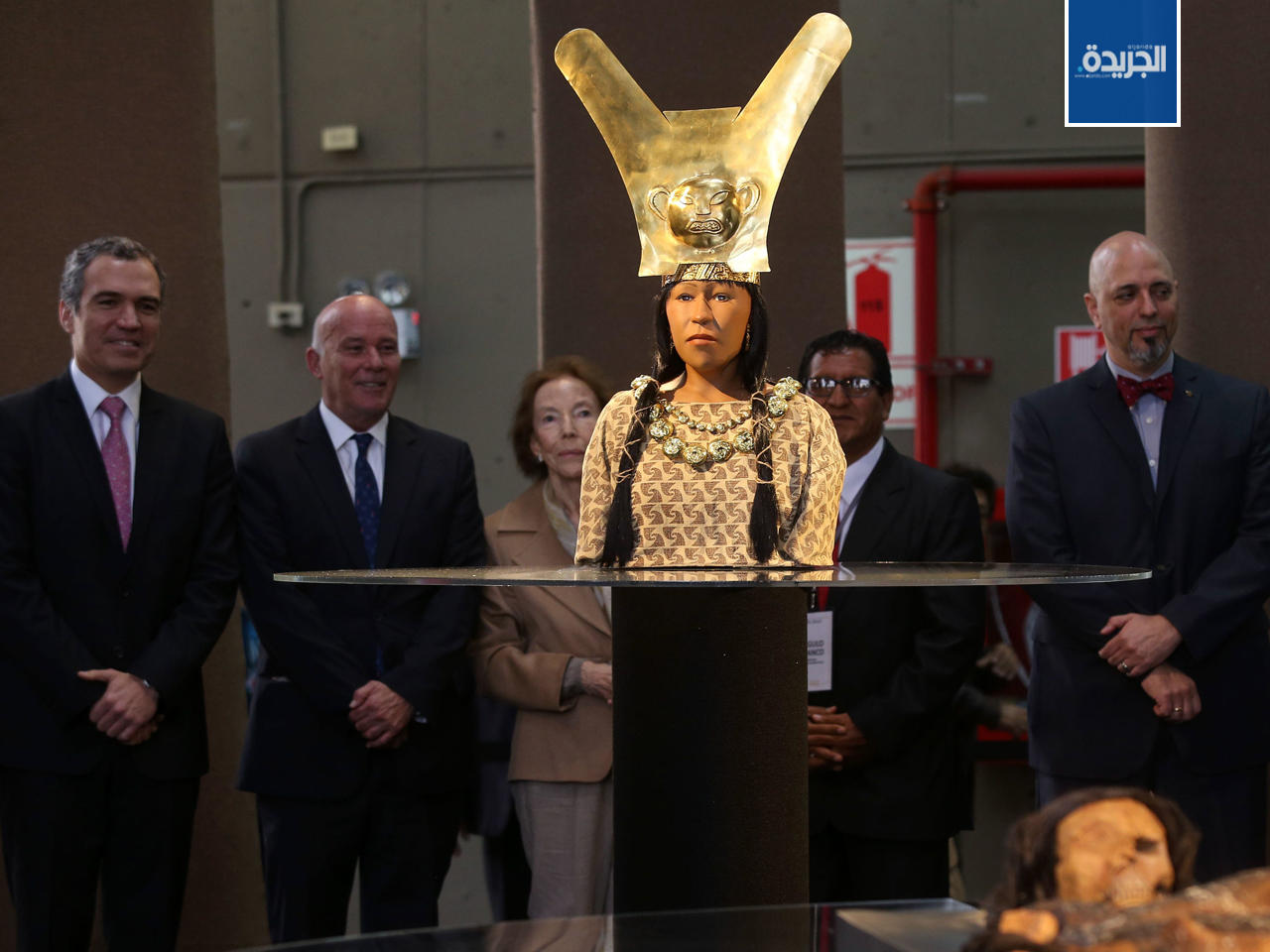 مومياء وجه السيدة كاو بعد ترميمه بطابعة ثلاثية الأبعاد