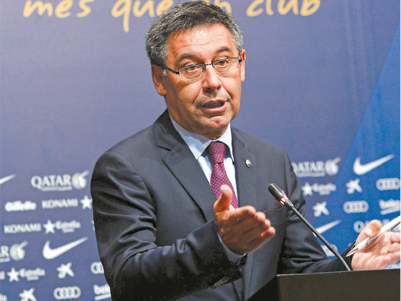 رئيس نادي برشلونة جوسيب بارتوميو