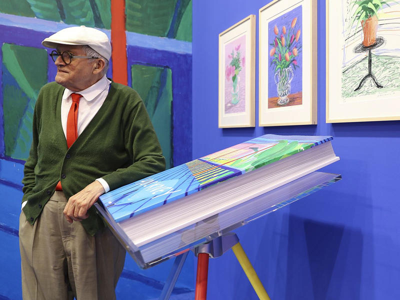 الرسام  الشهير ديفيد هوكني