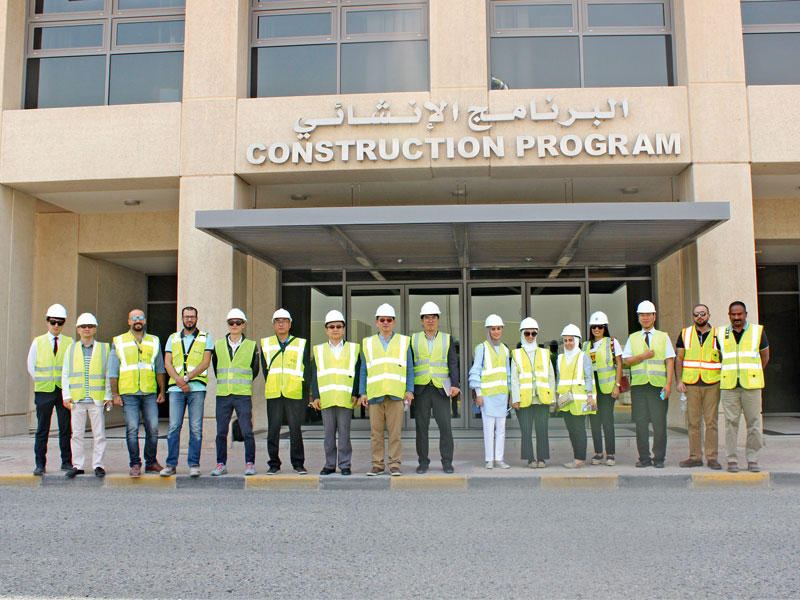 وفد «السكنية» خلال زيارته «الشدادية»