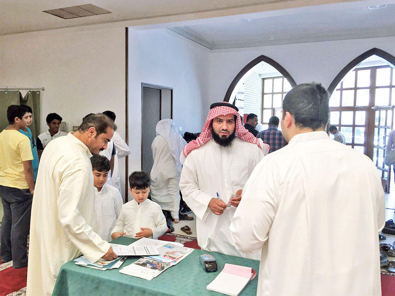 جانب من عمليات جمع تبرعات رمضان  (أرشيف)