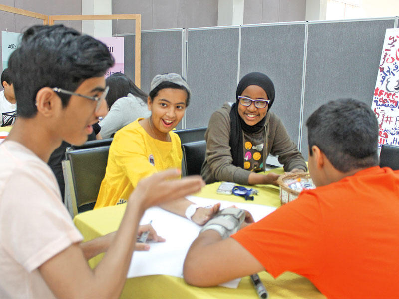 المشاركون في نادي «تسامح» الصيفي