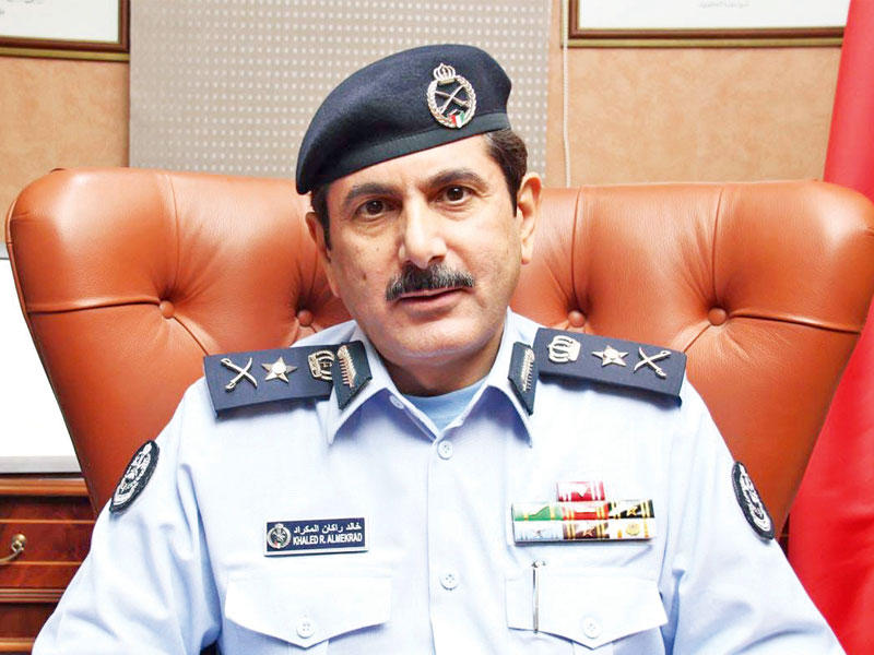 المدير العام للإدارة العامة للإطفاء الفريق خالد المكراد