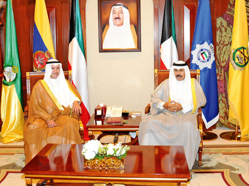 ولي العهد مستقبلاً المرزوق أمس