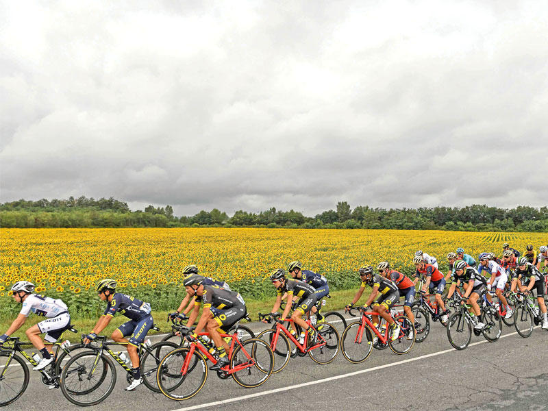 جانب من منافسات طواف فرنسا