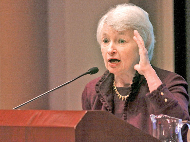 رئيسة مجلس الاحتياطي الاتحادي «البنك المركزي الأميركي» جانيت يلين