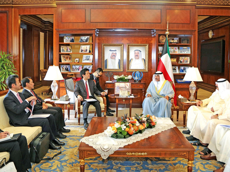 الخالد مستقبلا وزير الدولة للشؤون الخارجية في اليابانn