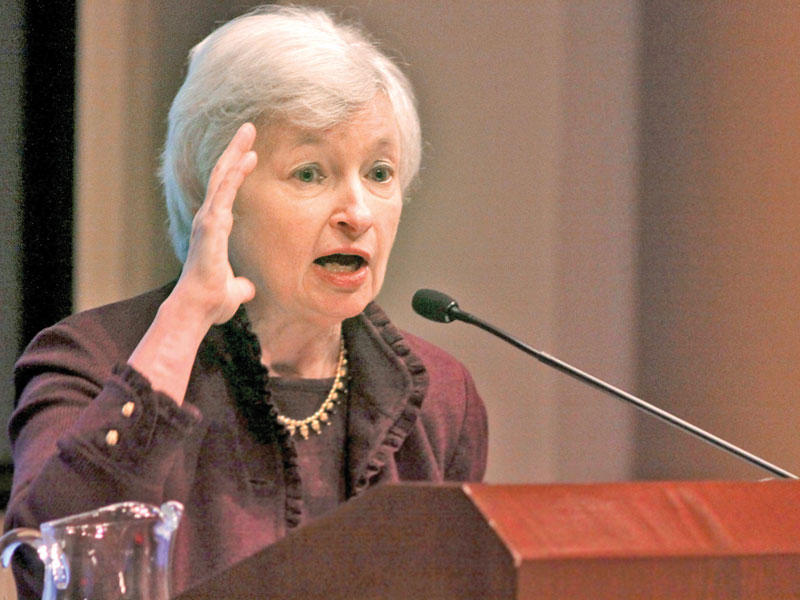 رئيسة مجلس الاحتياطي الاتحادي «البنك المركزي الأميركي» جانيت يلين