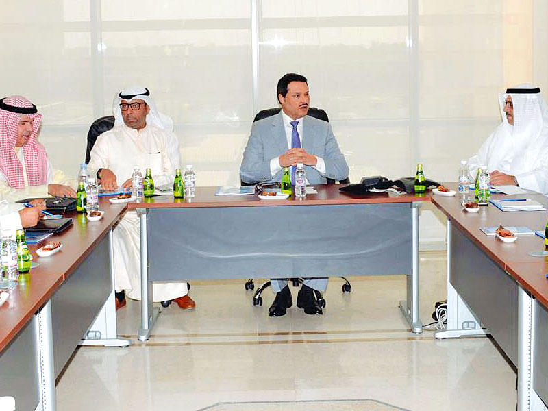 الحربي وعدد من مسؤولي «الصحة» خلال لقاء الوفد النمساوي