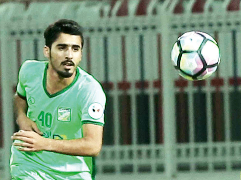 لاعب الصليبيخات محمد البذالي