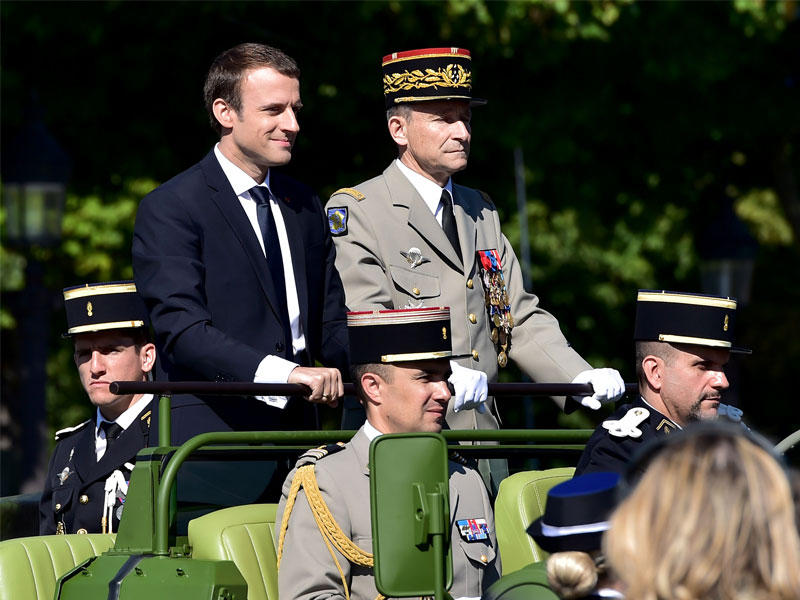 الرئيس الفرنسي إيمانويل ماكرون