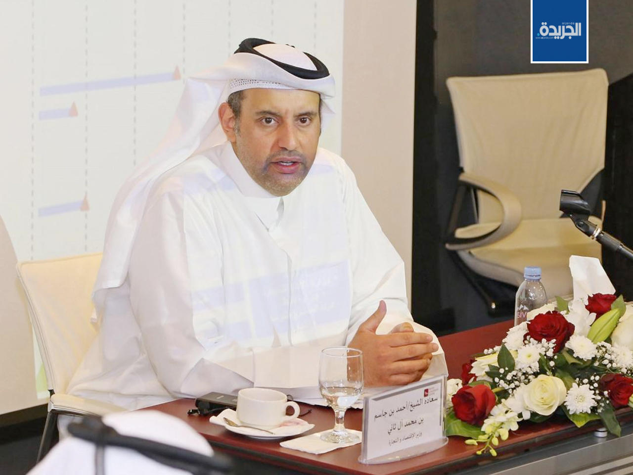 وزير الاقتصاد والتجارة الشيخ أحمد بن جاسم آل ثاني