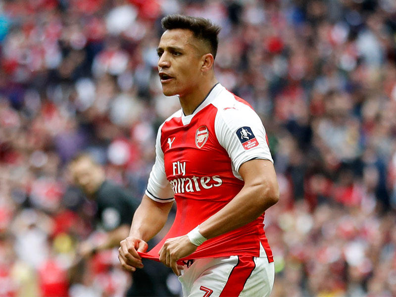 مهاجم أرسنال الإنكليزي، أليكسيس سانشيز.