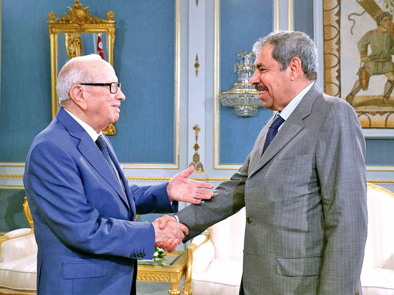 الرئيس التونسي مرحباً بالبابطين