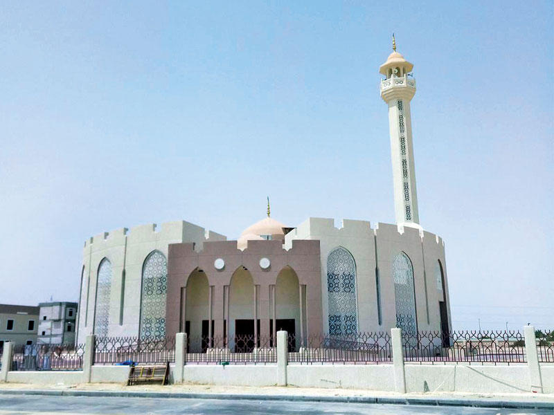 أحد المسجدين المنجزين