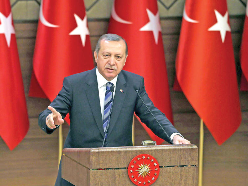 الرئيس التركي رجب طيب إردوغان