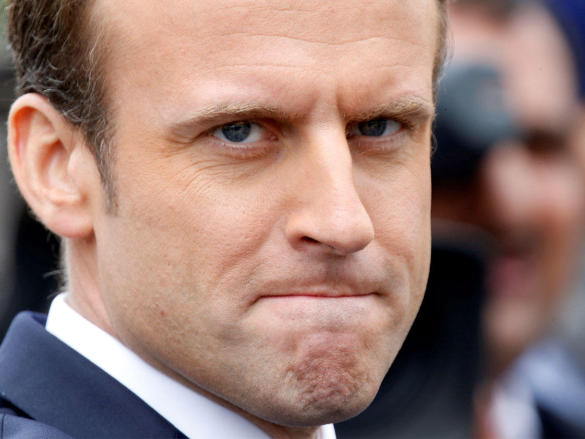 الرئيس الفرنسي إيمانويل ماكرون