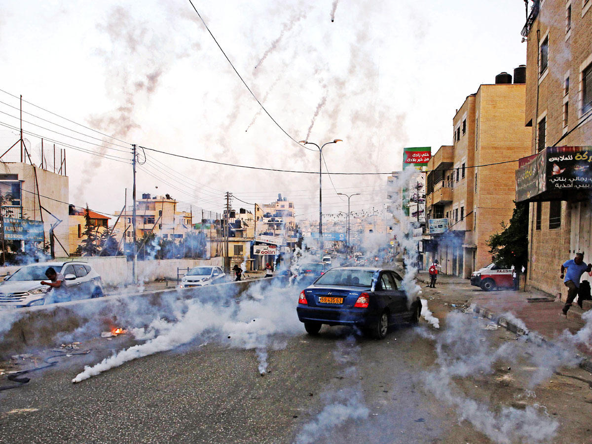 صورة توضح الاحداث التس تمت  في العاصمة الأردنية عمّان أمس