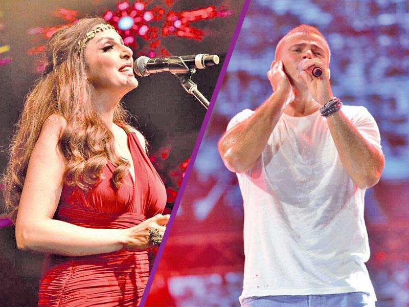 عمرو دياب و أنغام