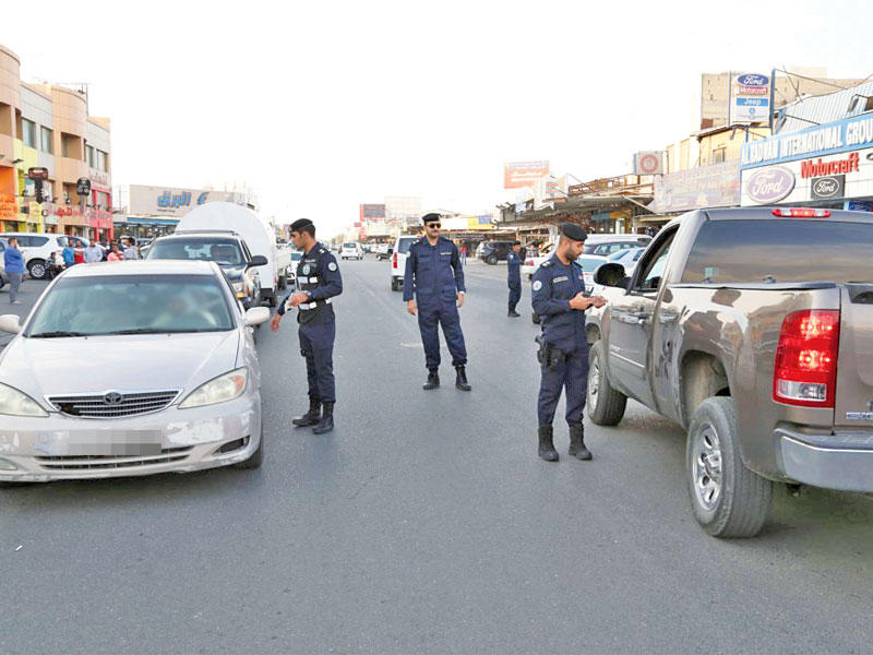 جانب من الحملات الأمنية المرورية