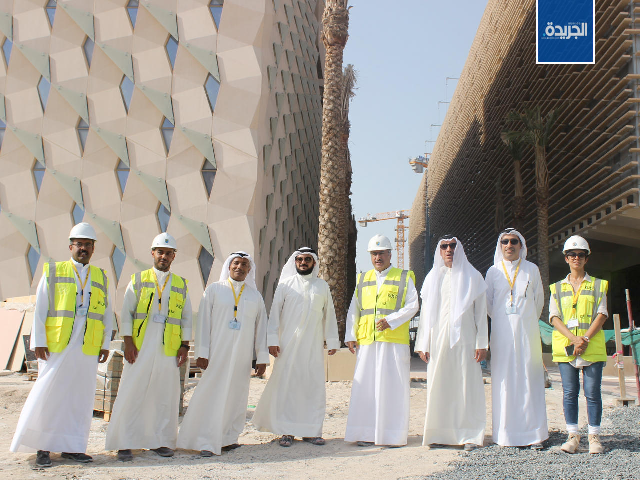 الفارس خلال جولته التفقدية في المشروع