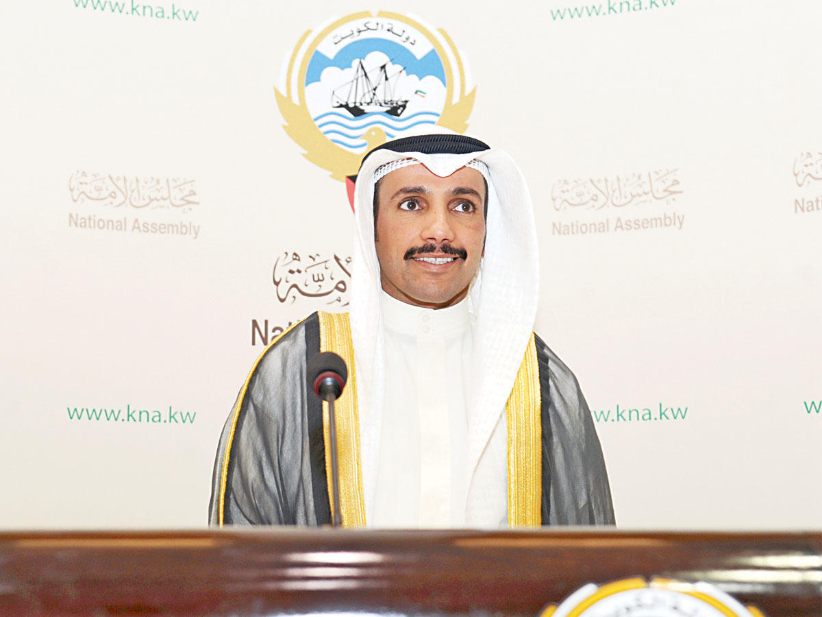  رئيس مجلس الأمة مرزوق الغانم 