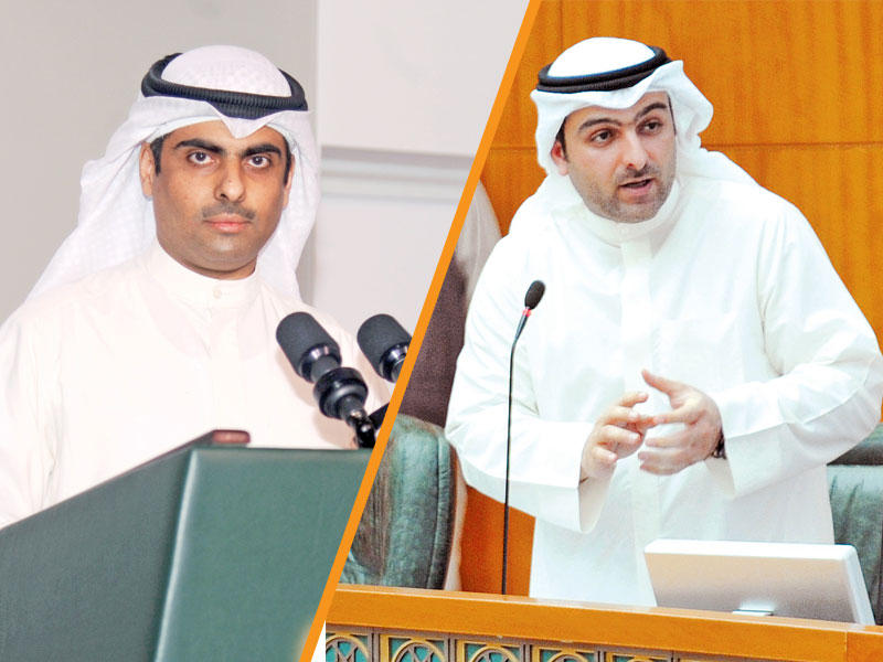  وزير الإسكان وزير الدولة لشؤون الخدمات ياسر أبل و النائب رياض العدساني