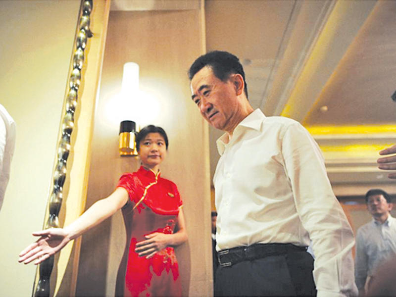 رئيس مجموعة واندا الصينية وانغ جيانلين