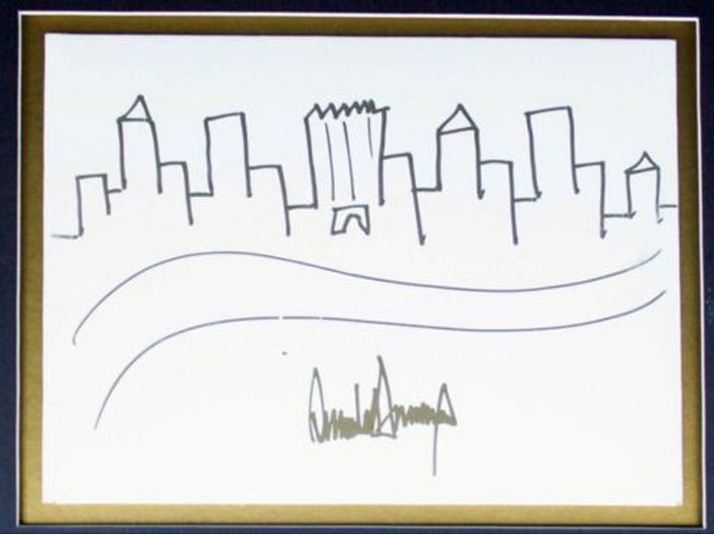 تخطيط رسمه الرئيس الأميركي، دونالد ترامب