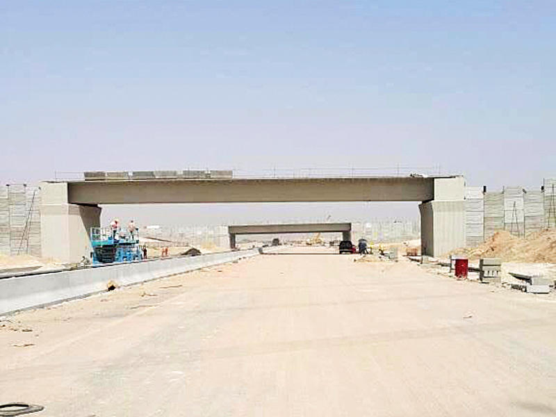 جانب من تقاطعات الجزء الغربي للدائري الخامس