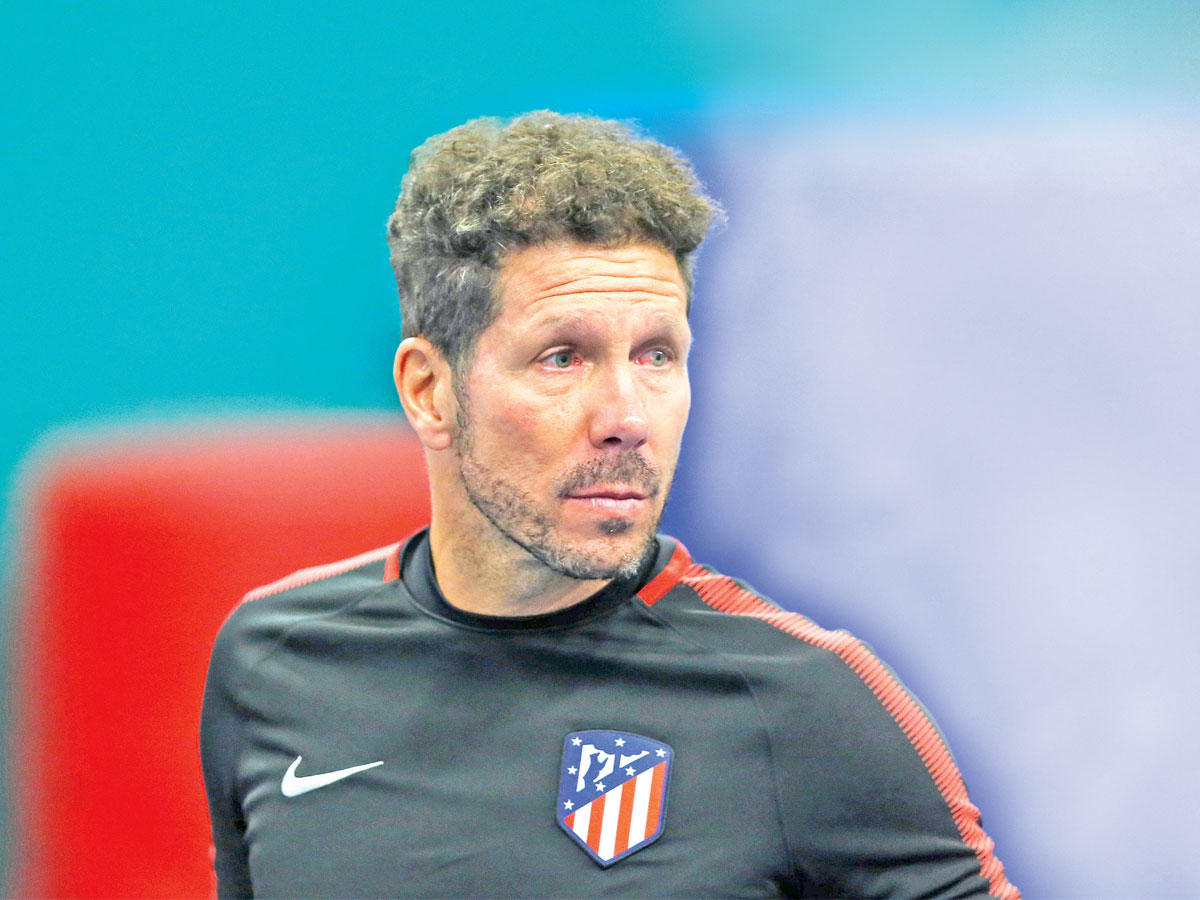 الأرجنتيني دييجو سيميوني، مدرب أتلتيكو مدريد