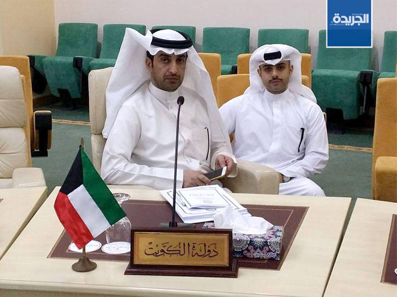 العجمي أثناء مشاركته في المؤتمر الثالث للمسؤولين عن حقوق الانسان في وزارات الداخلية العربية