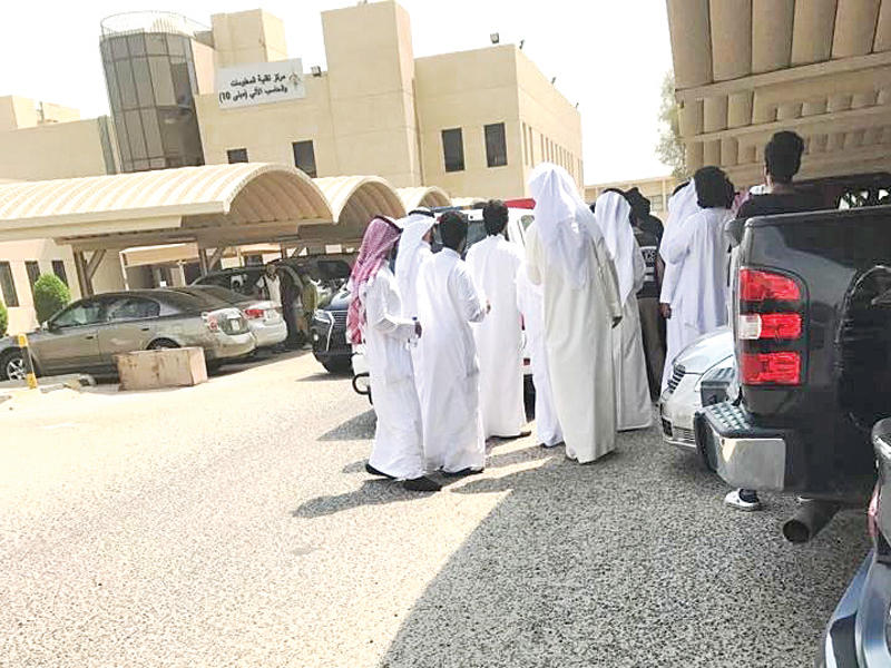 تدخل رجال الأمن لفض المشاجرة بين الاتحاد والقائمة