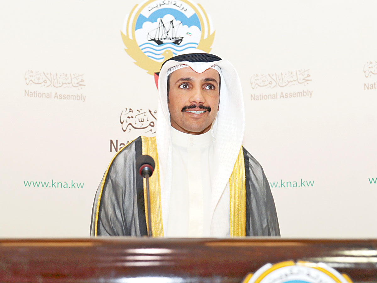 رئيس مجلس الأمة مرزوق الغانم