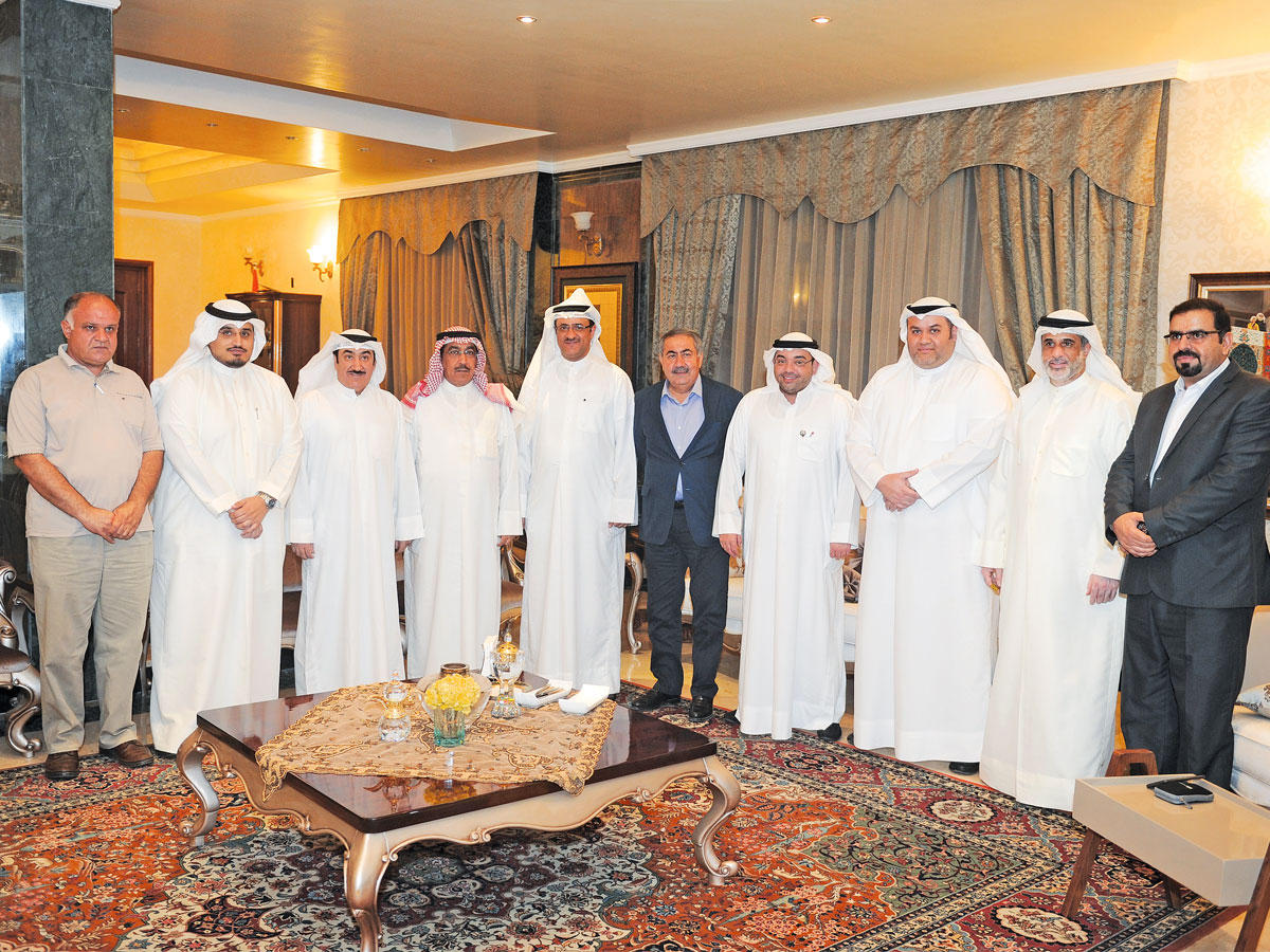 زيباري خلال لقائه وفداً اعلامياً كويتياً