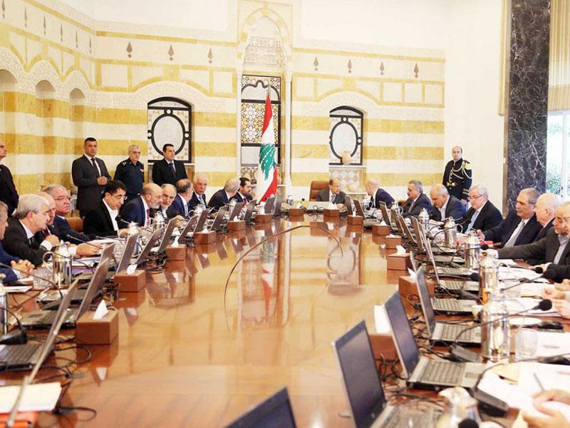 صورة أرشيفية للإجتماع مجلس الوزراء اللبناني