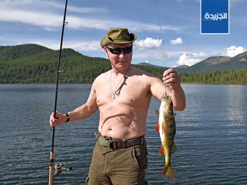 بوتين خلال رحلة الصيد