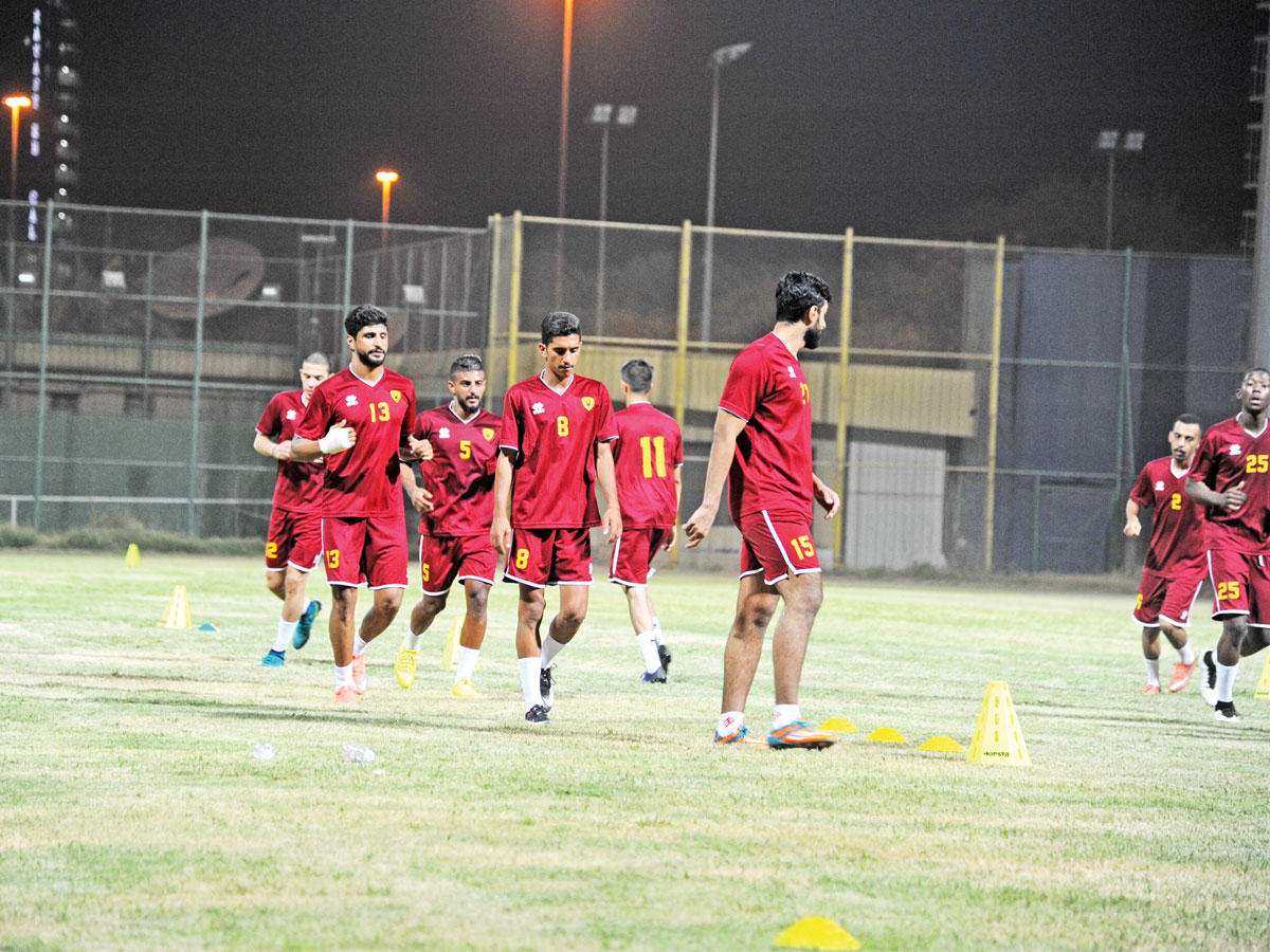 جانب من التدريب الأول للأصفر