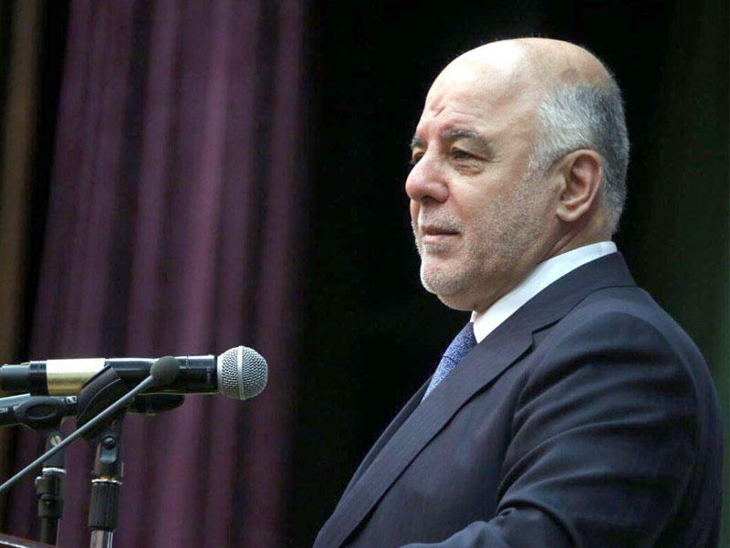  رئيس الوزراء العراقي حيدر العبادي