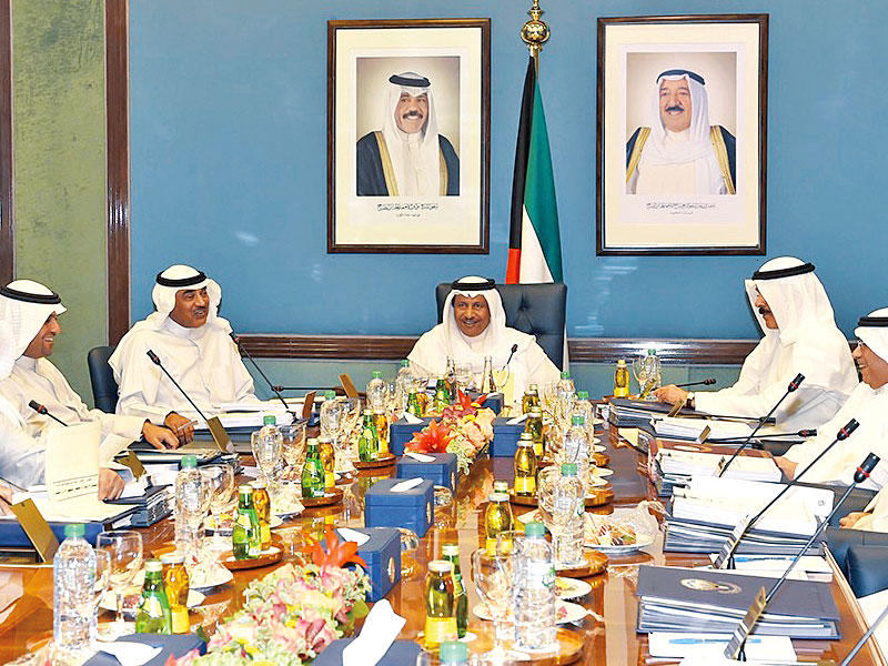 اجتماع مجلس الوزراء الأسبوع الماضي