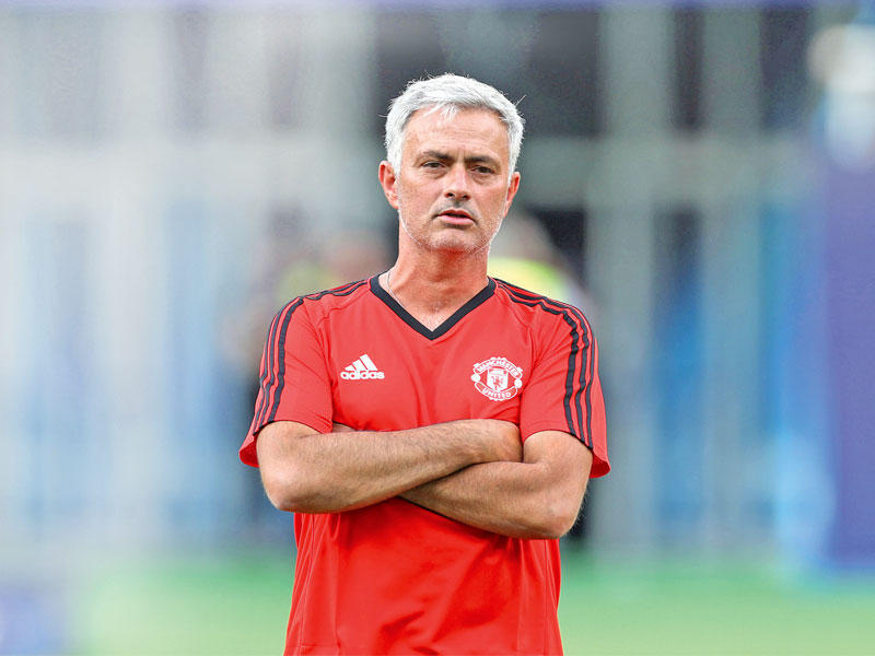 مدرب نادي يونايتد جوزيه مورينيو